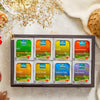 مجموعة هدايا متنوعة من Fun Teas - 8 × 10 أكياس شاي مغلفة بشكل فردي 